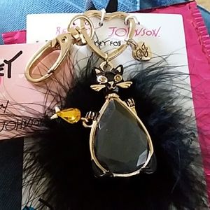 Betsey Johnson🐱CAT🐱 Key Fob/ Key Chain